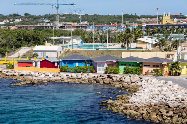 Colorful Bungalows in Curacao - Photo, Image