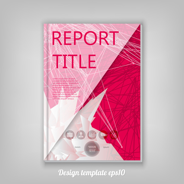Corporate geometric Brochure Template - Vektor, obrázek