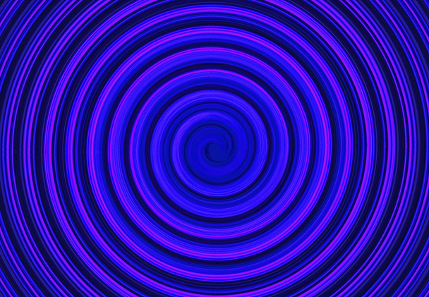 Blue abstract spiral motion circle horizontal curve pattern - Φωτογραφία, εικόνα