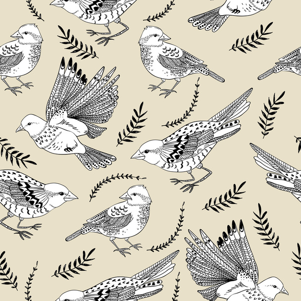 design of cute birds - Vector, afbeelding