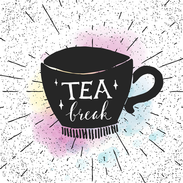conception de tasse de thé mignon
 - Vecteur, image