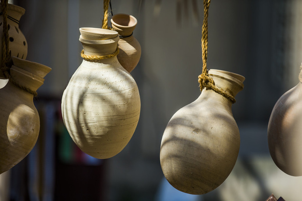ceramic jars in Nizwa market - Photo, Image