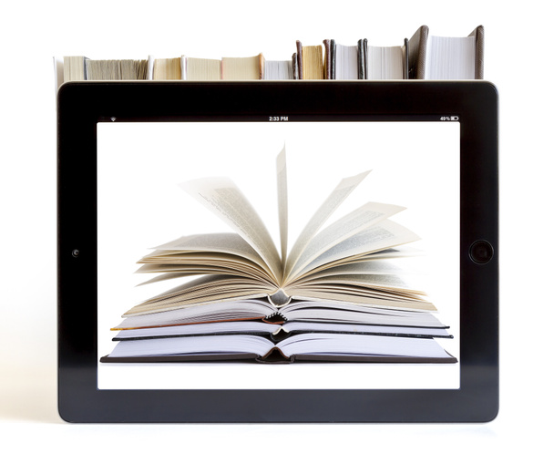 Ouvert Livres sur iPad 3 concept
 - Photo, image