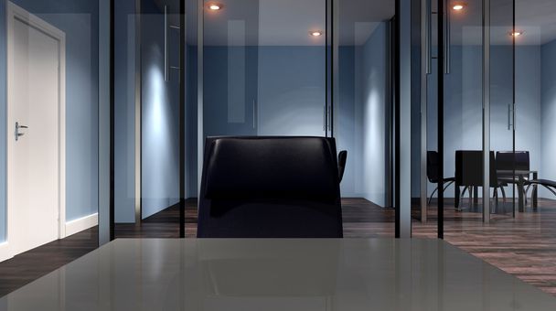Meeting room. Office building in a new residential area. 3d rend - 写真・画像