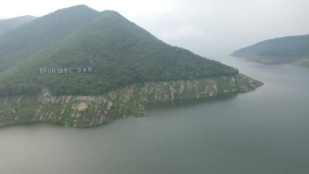BhumiBol Dam. Aerial Footage - Footage, Video