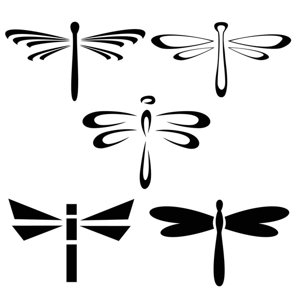 Dragonflies - Vettoriali, immagini