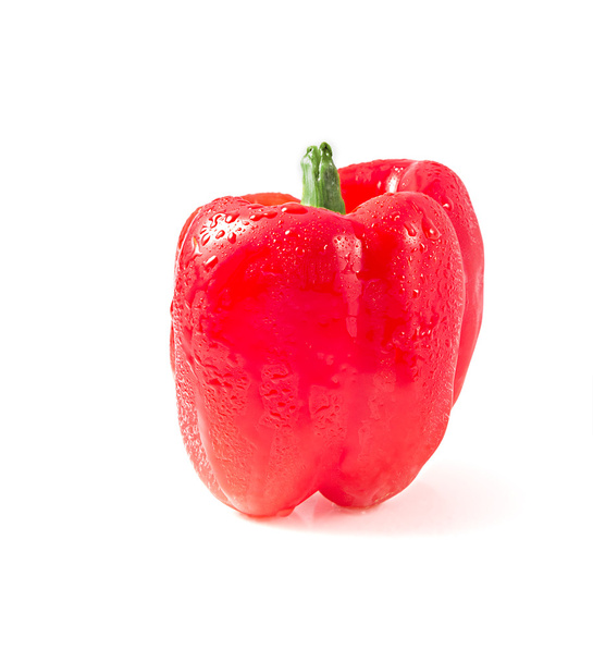  Juicy Bulgarian pepper on white background - Photo, Image
