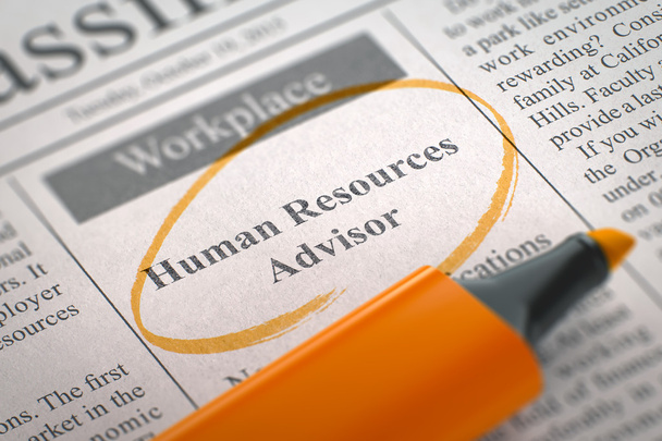 Were Hiring Human Resources Advisor. 3D. - Fotografie, Obrázek