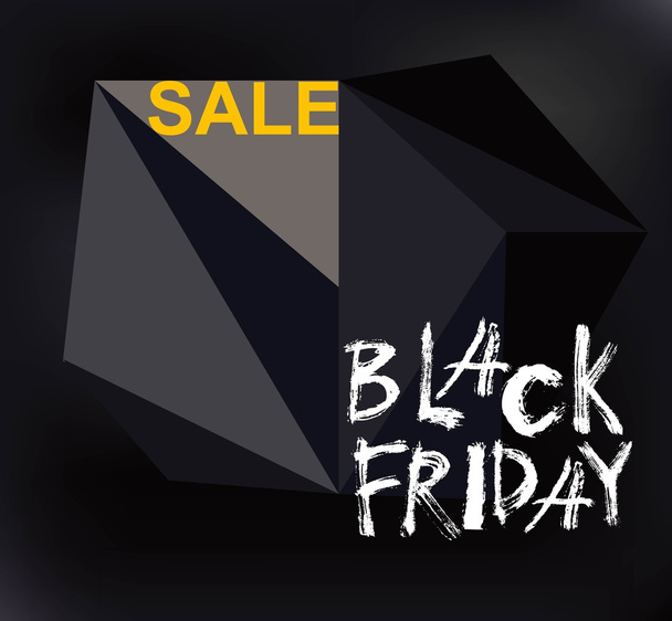 Black Friday Sale handmade lettering - Vector, Image