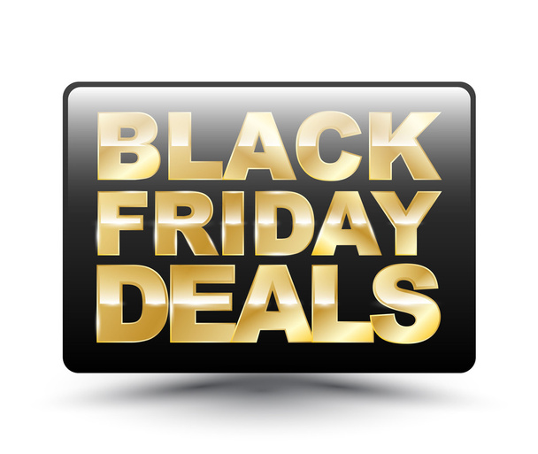 Black Friday Deals Square tag. - Vector, afbeelding