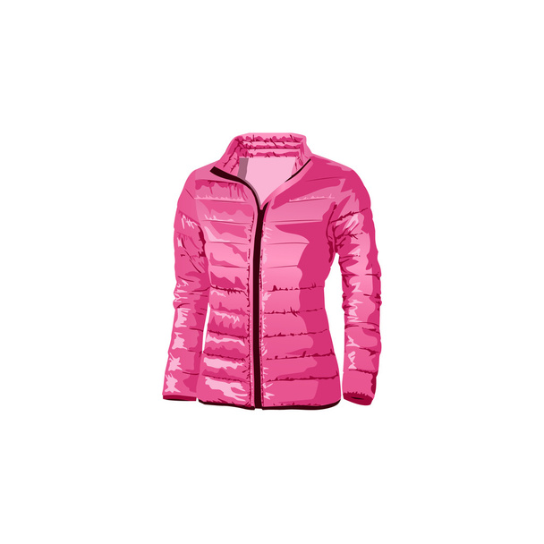 Egy sor illusztrációkat honlap-vektor ikonok rózsaszín női ruházat. Element 3 kabát ruhák Őszi ruházat ruha eső sport divat szekrény WebIT. Top - Vektor, kép