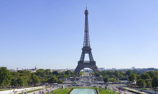 Güzel ve şaşırtıcı Eyfel Kulesi Paris - Fotoğraf, Görsel
