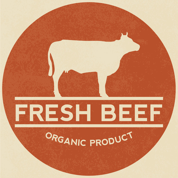 Label viande bovine premium
 - Vecteur, image