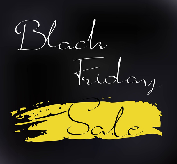 Černý pátek prodej ručně vyráběné nápisy - Vektor, obrázek