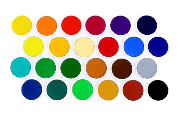 Colores sobre fondo blanco
 - Foto, imagen