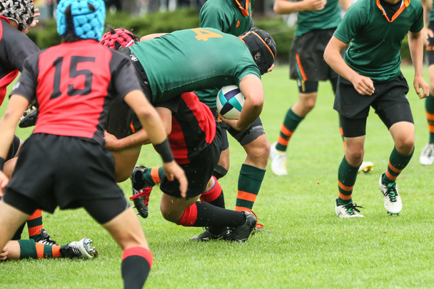 Rugby spel in japan - Foto, afbeelding