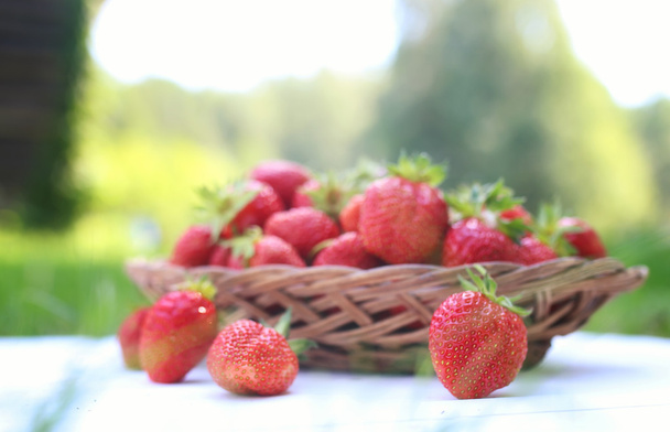 fraise fraîche en plein air
 - Photo, image
