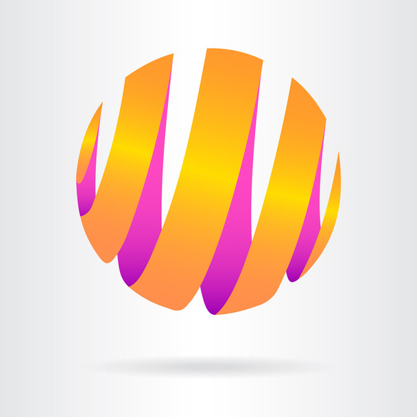 Abstract vector sign in sphere shape. - Vettoriali, immagini