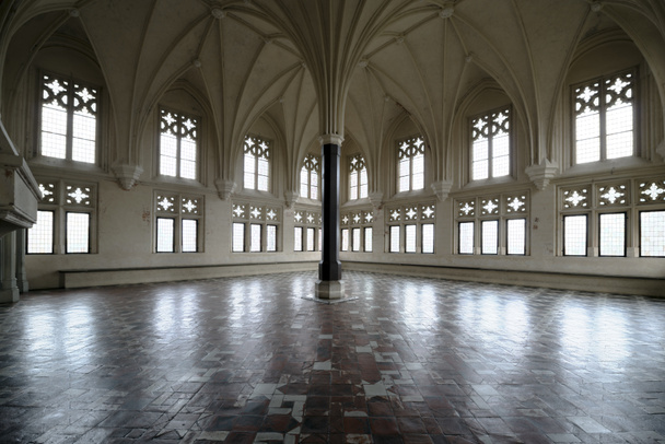 Camera nel più grande castello gotico d'Europa - Malbork
. - Foto, immagini