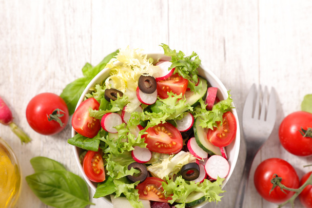 friss vegetáriánus saláta - Fotó, kép