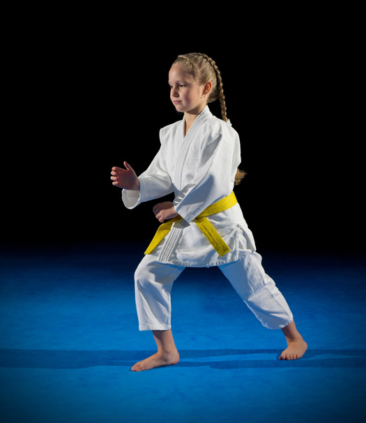 Girl martial arts fighter - Foto, afbeelding
