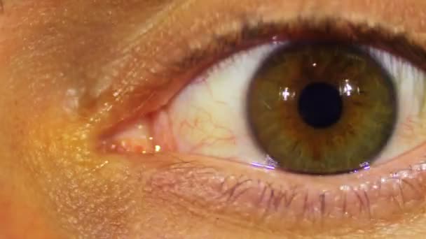 Lidské oko bliká - Záběry, video