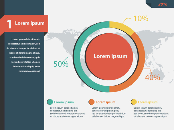 Business Infographics Vector illustration. - Vector, Image