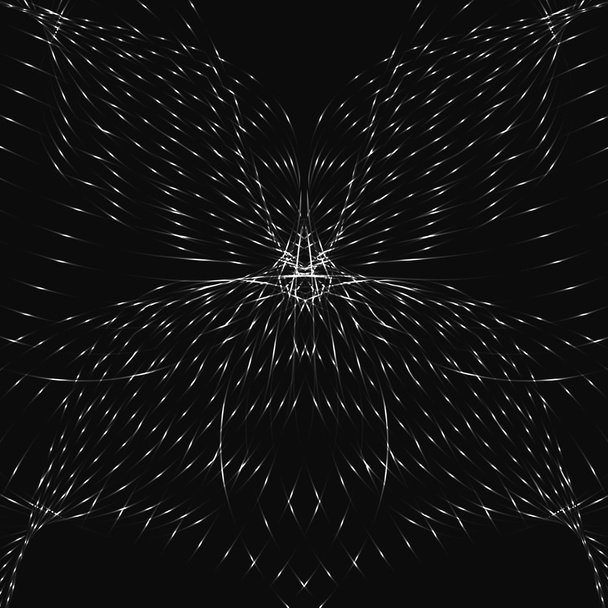 Срібна абстрактна квітка, відтінки сірого метелика, павутинний векторний фон
 - Вектор, зображення