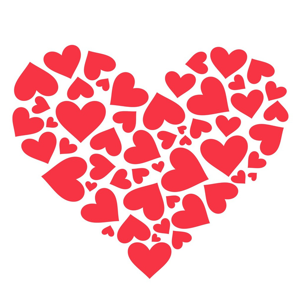 Icona vettoriale cuore rosso
 - Vettoriali, immagini