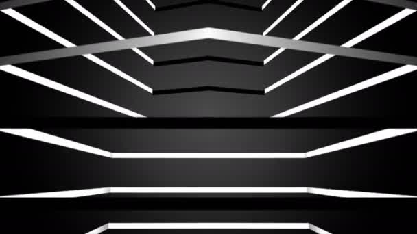 Loop Cubo preto e branco 3D Helix
 - Filmagem, Vídeo