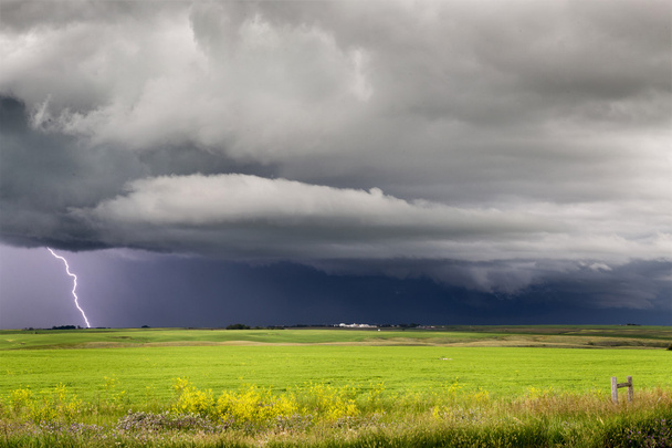 Nuvole di tempesta Saskatchewan Fulmine
 - Foto, immagini