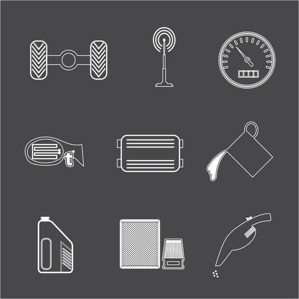 Car Parts icon set 2 - Vecteur, image