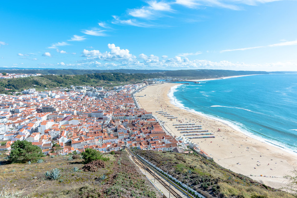 Nazare, a surfing paradise town - Nazare, Portugal - Photo, Image