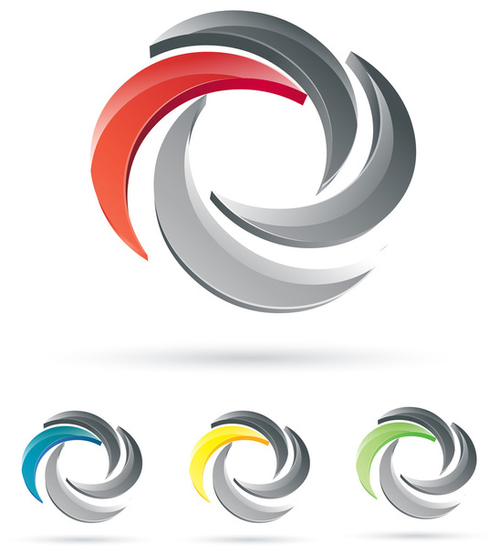会社のロゴの設計 - ベクター画像