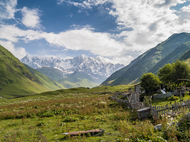 Village d'Ushguli. Europe, Caucase, Géorgie
. - Photo, image