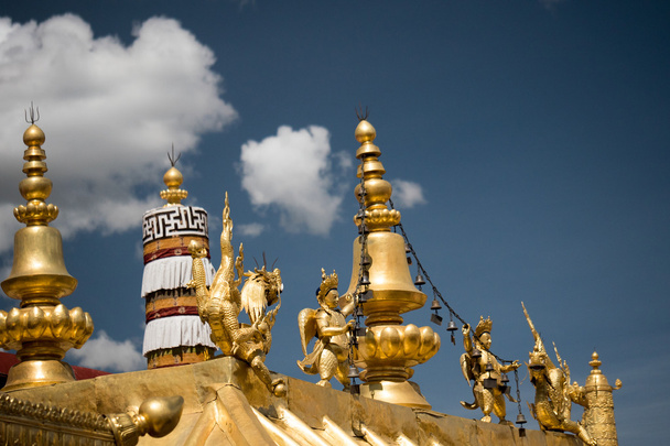 jokhang Tempelfragment lhasa tibet - Foto, Bild