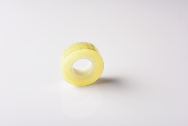 yellow transparent adhesive band - 写真・画像