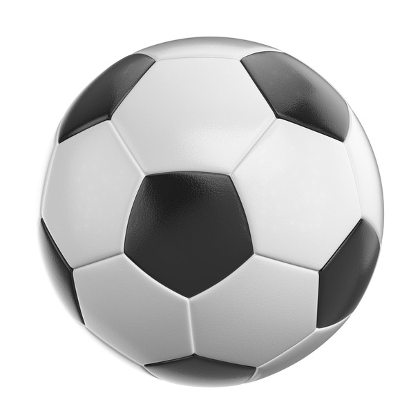 Pallone da calcio su bianco
 - Foto, immagini
