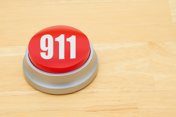 911 punainen painike
 - Valokuva, kuva