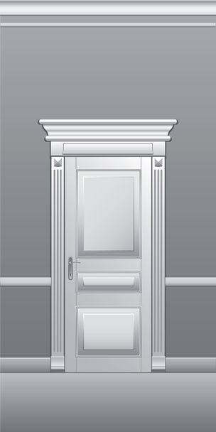 Door, architectural detail - Vector, Image