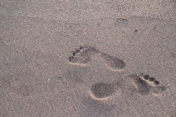 impronte sulla sabbia - Foto, immagini