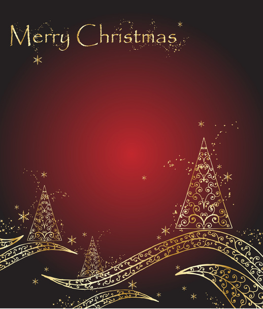 Background for new year and for Christma - Vector, Imagen