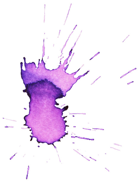 Purple paint blots  - Fotografie, Obrázek