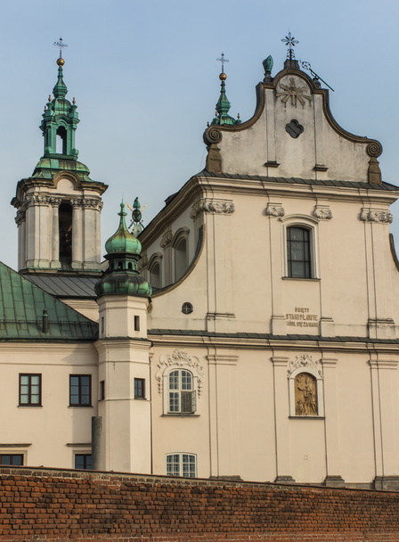 Полин церкви на скелі в м. Краків, Польща, - Фото, зображення