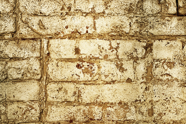 brick wall street shabby - Foto, afbeelding