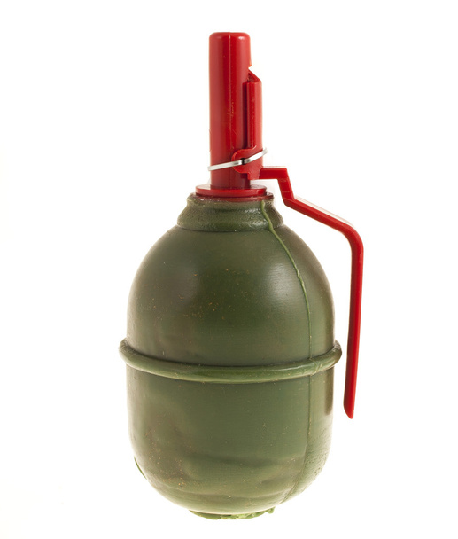Hand Grenade Paintball, isolated on white background - Foto, afbeelding