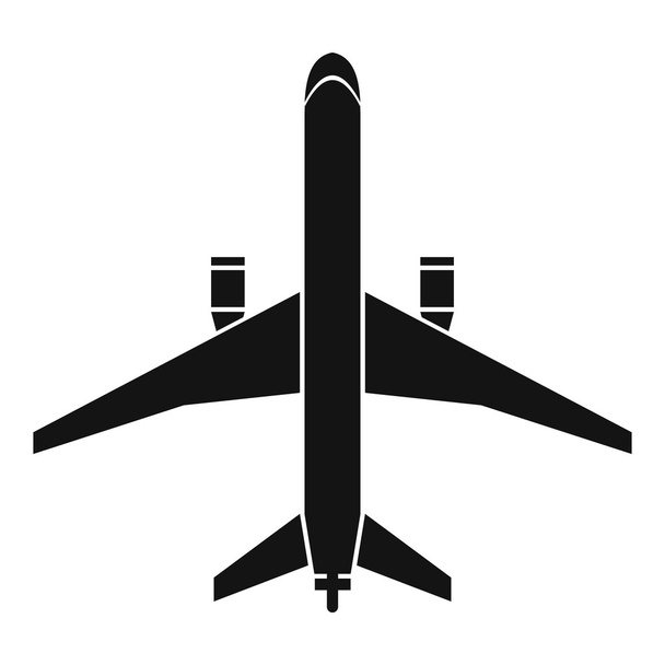 Plane icon, simple style - Wektor, obraz
