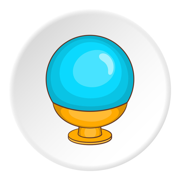 Magic ball icon, cartoon style - Vecteur, image