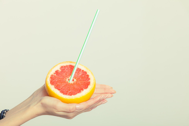 Summer healthy fruit drink. - Фото, изображение