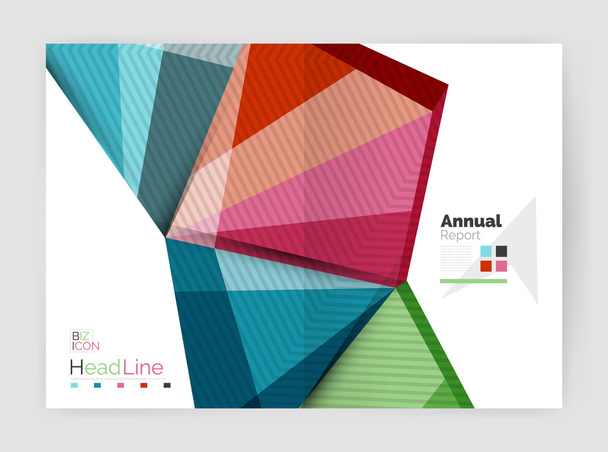 Business annual report abstract backgrounds - Vector, Image